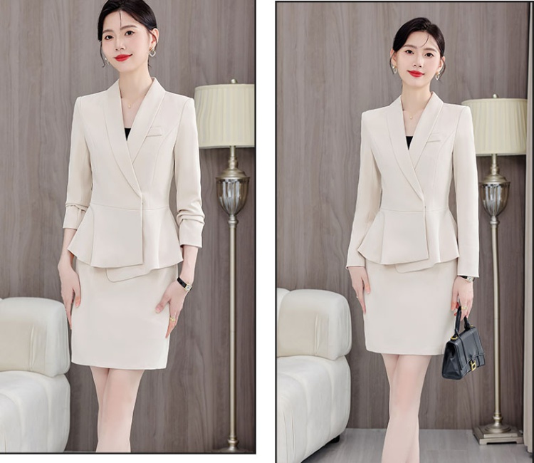 Overalls coat long sleeve business suit a set for women