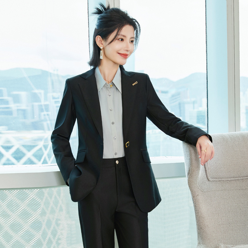 Long sleeve business suit suit pants a set for women