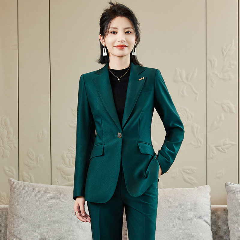 Long sleeve business suit suit pants a set for women