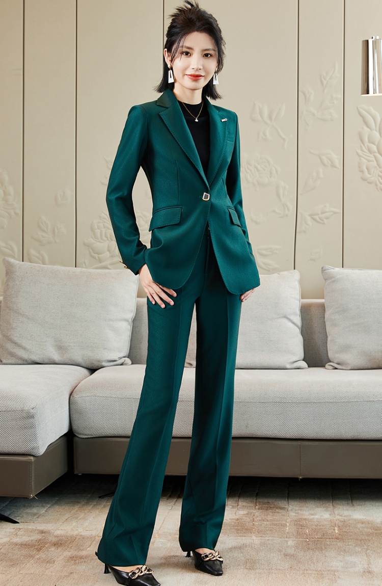 Long sleeve business suit suit pants a set for women