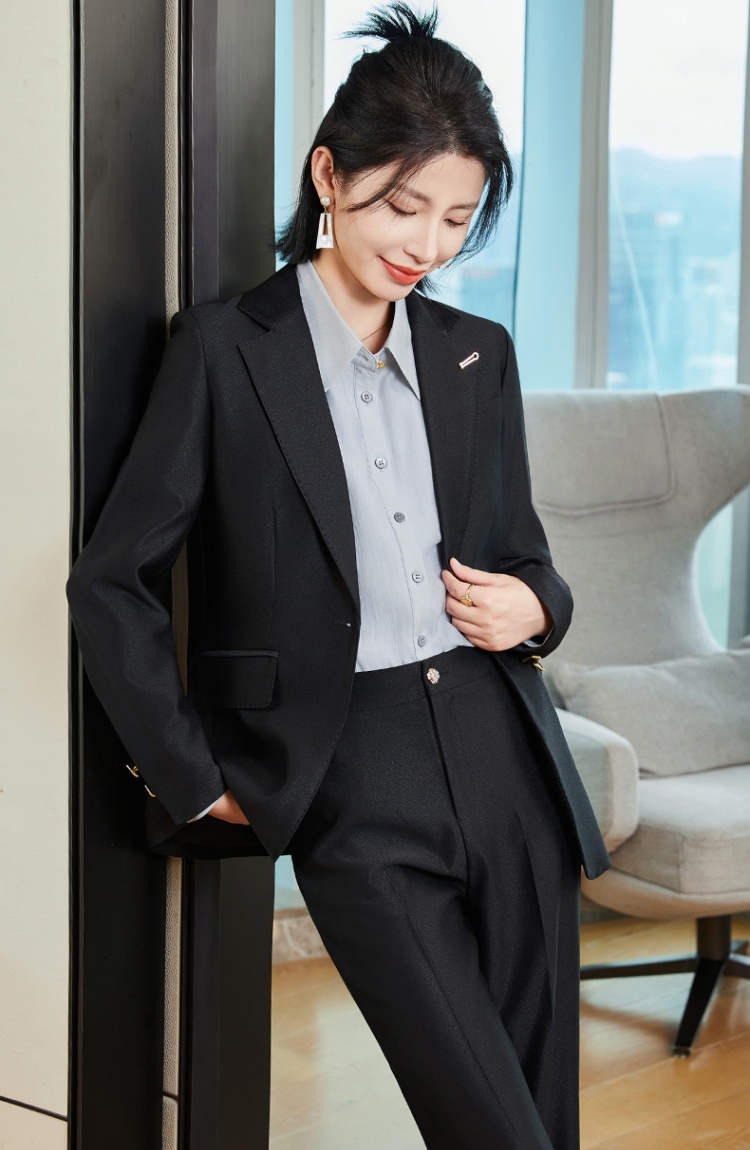 Long sleeve business suit suit pants a set for women