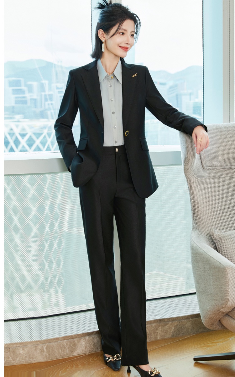 Long sleeve business suit suit pants a set for women