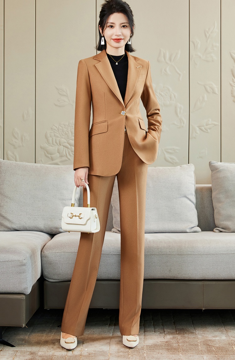 Long sleeve business suit suit pants a set for women