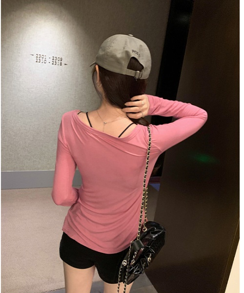 Korean style T-shirt enticement cardigan for women