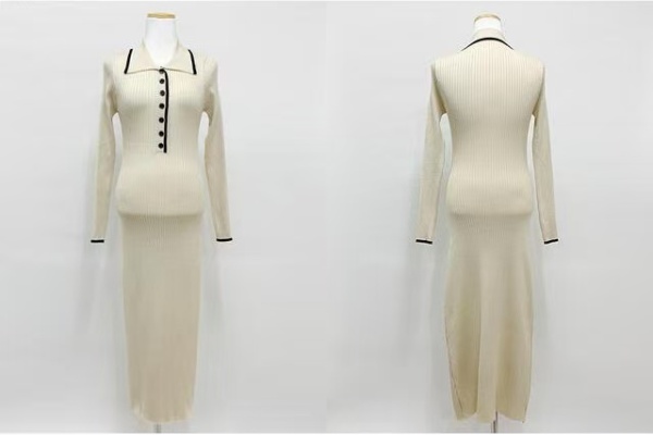 Enticement Korean style slim retro dress