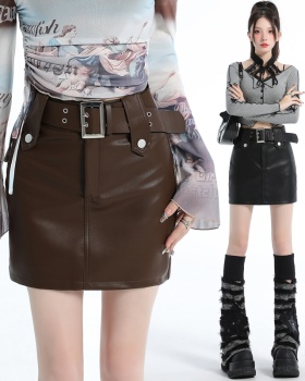 Package hip belt autumn skirt for women