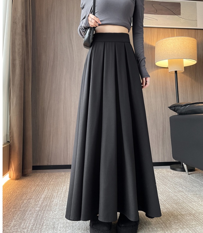 Autumn mopping skirt big skirt drape business suit