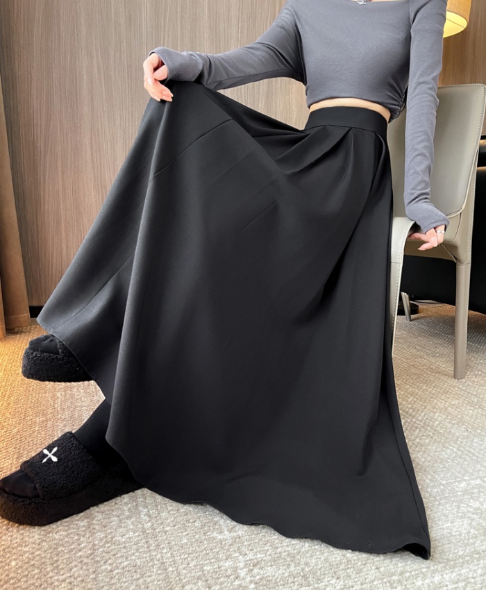 Autumn mopping skirt big skirt drape business suit