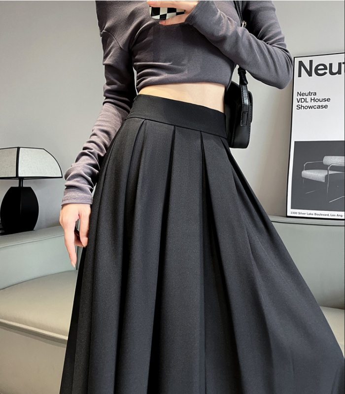 Autumn mopping skirt big skirt drape business suit