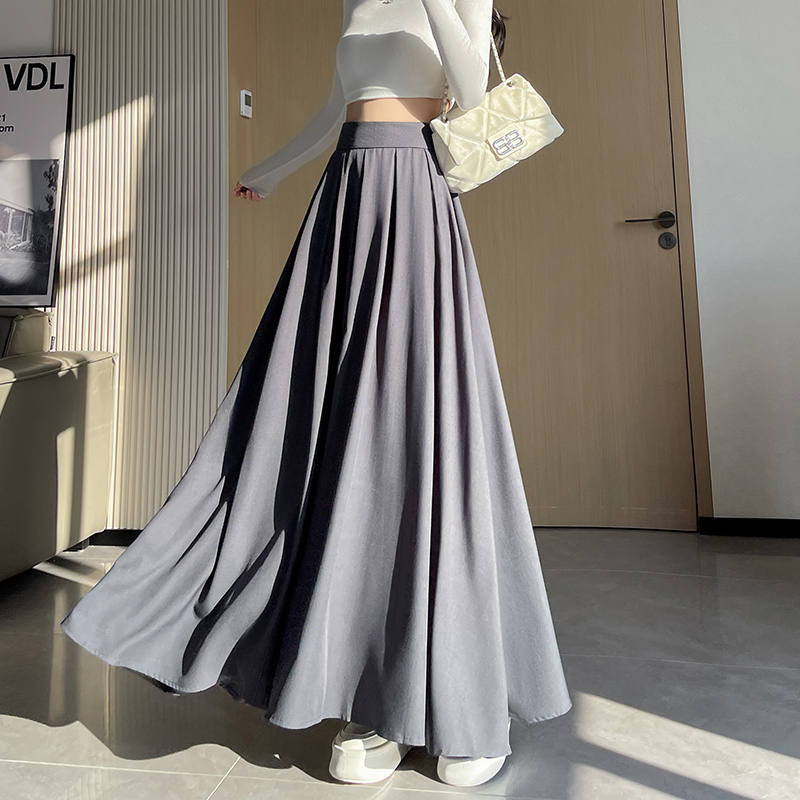 Autumn mopping skirt big skirt drape business suit