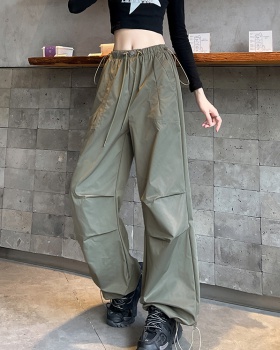 Casual wide leg pants American style work clothing for women