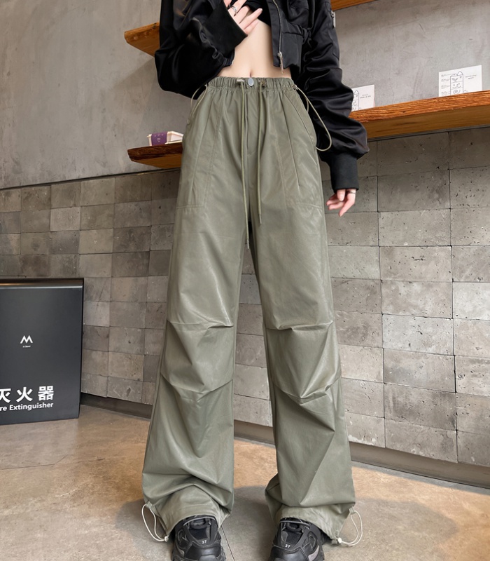 Casual wide leg pants American style work clothing for women