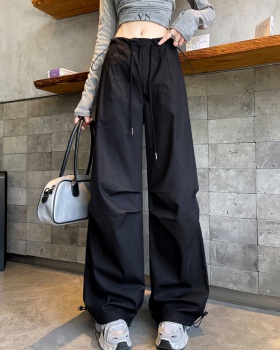 American style work pants high waist casual pants