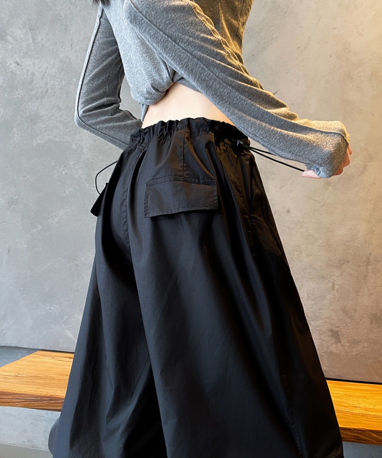 American style work pants high waist casual pants