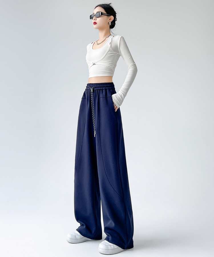 Casual sweatpants wide leg pants for women