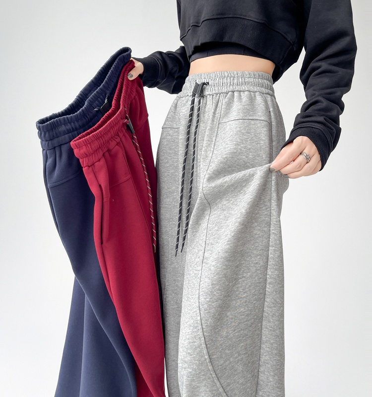 Casual sweatpants wide leg pants for women