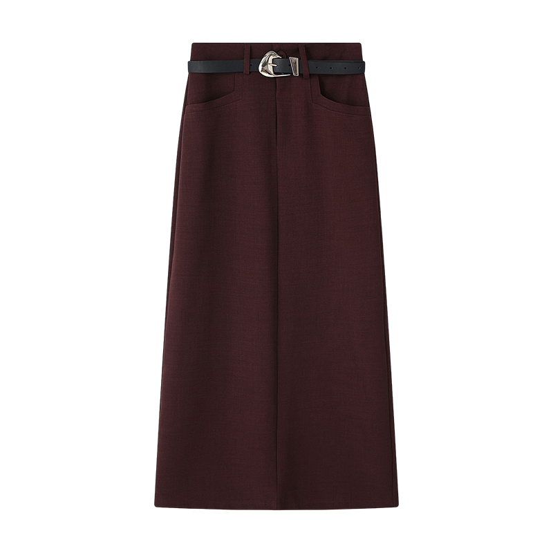 Autumn skirt after the split long skirt for women