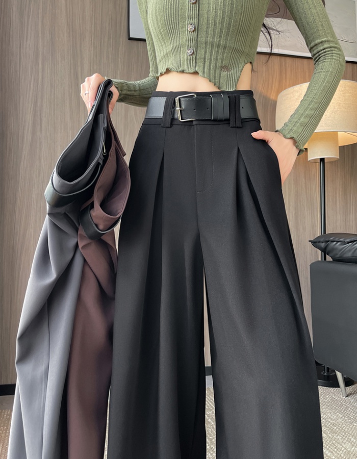 Autumn drape business suit straight slim trousers