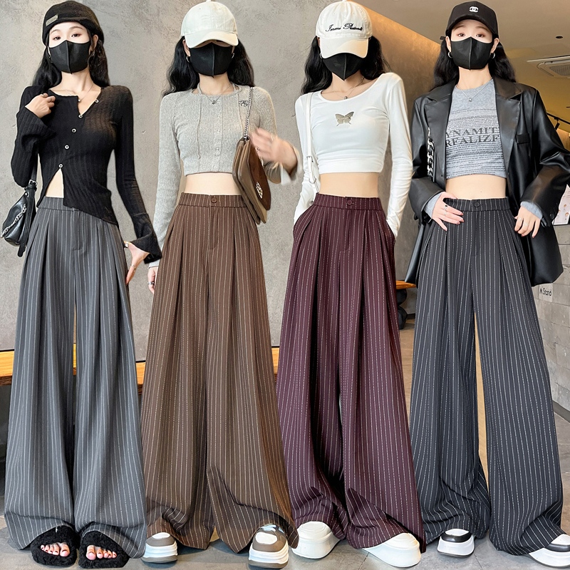 Loose Casual pants slim wide leg pants for women