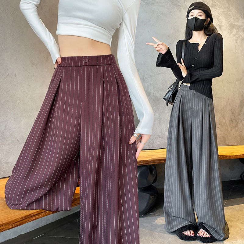 Loose Casual pants slim wide leg pants for women