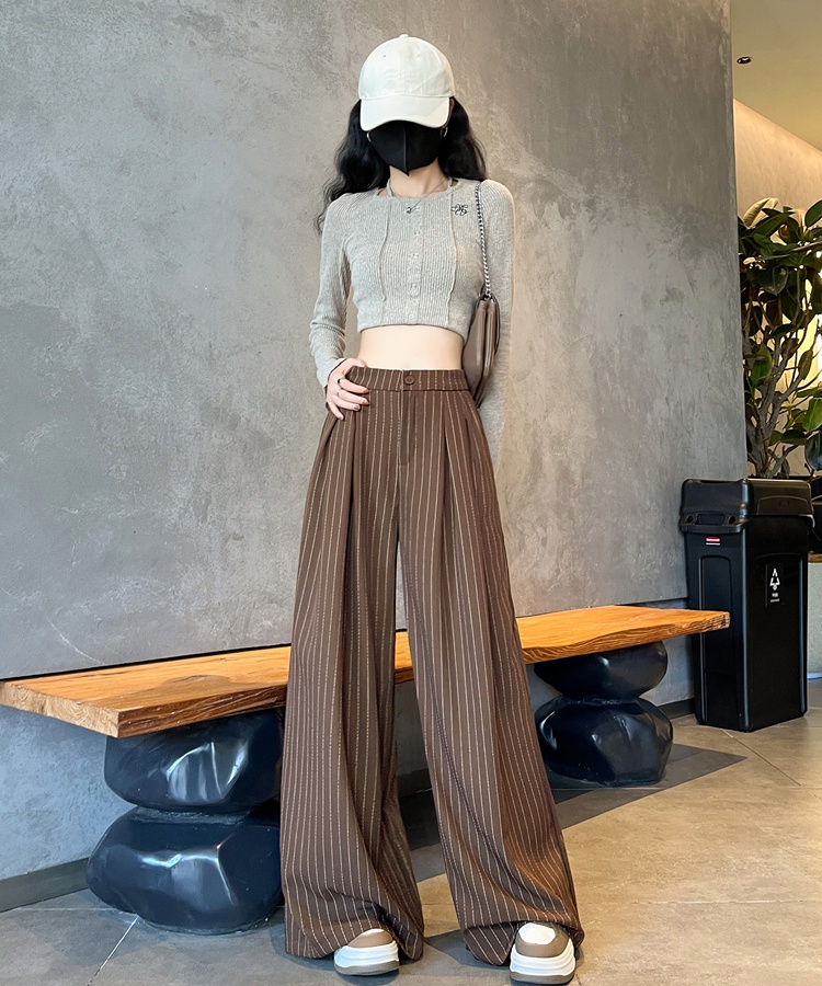 Loose Casual pants slim wide leg pants for women