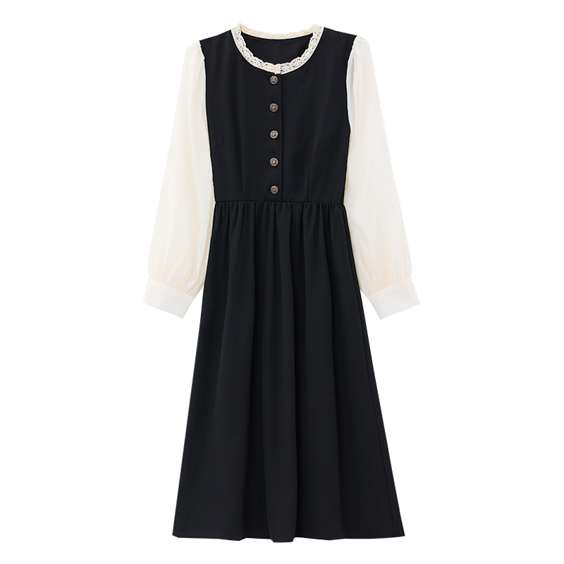 Chanelstyle dress velvet long dress for women