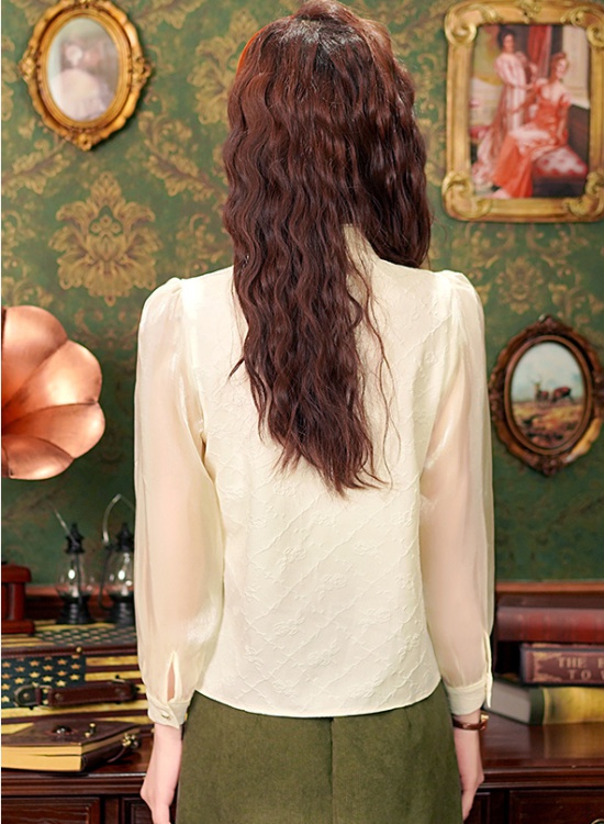 Retro tops Chinese style shirt for women