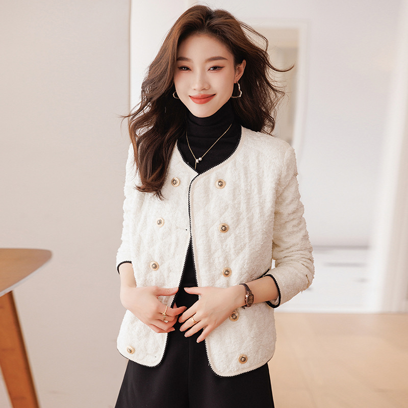 Long sleeve chanelstyle jacket for women