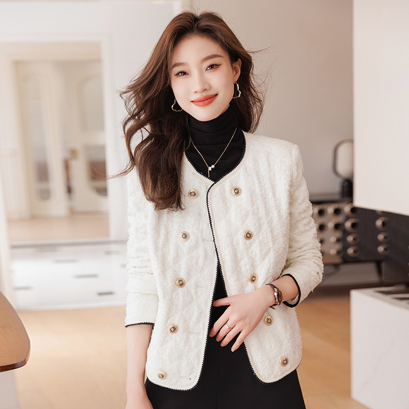 Long sleeve chanelstyle jacket for women