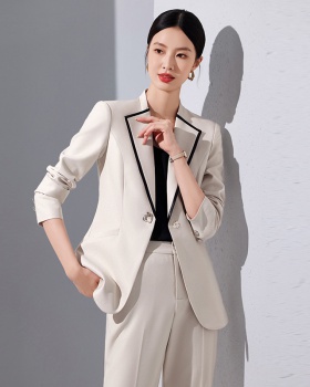 Overalls suit pants long sleeve business suit 2pcs set