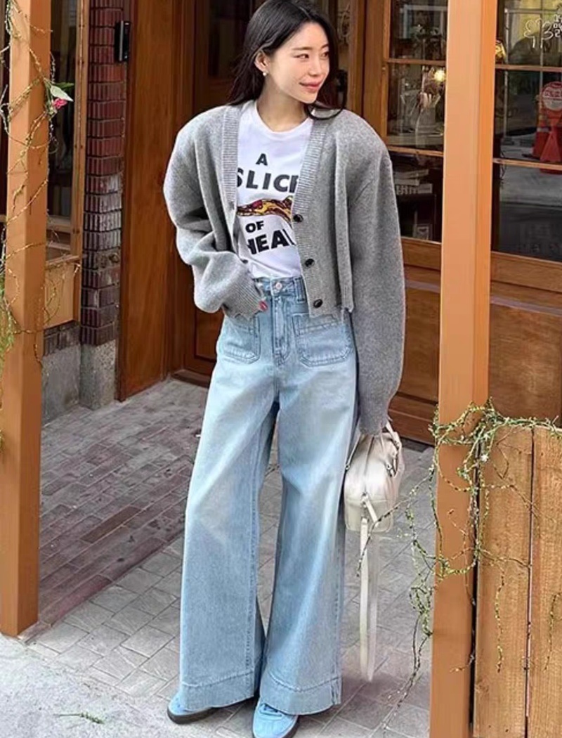 Autumn and winter thick burr coat fashion lazy sweater