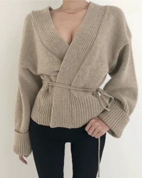 Wears outside sweater autumn and winter coat for women