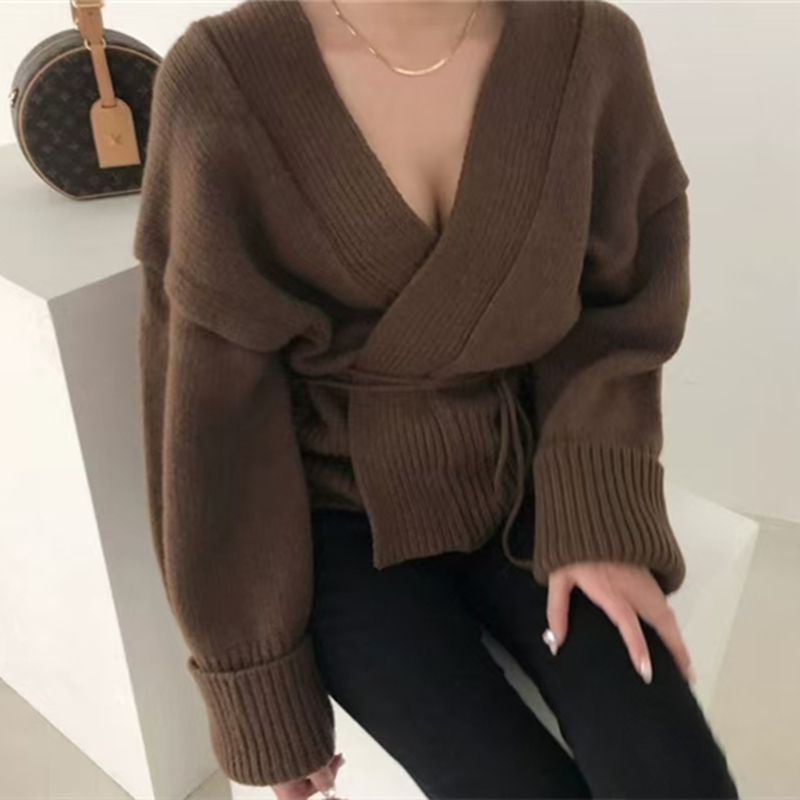 Wears outside sweater autumn and winter coat for women