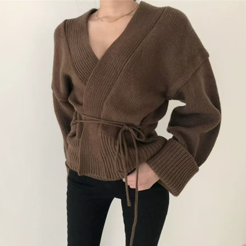 Wears outside sweater autumn and winter coat for women