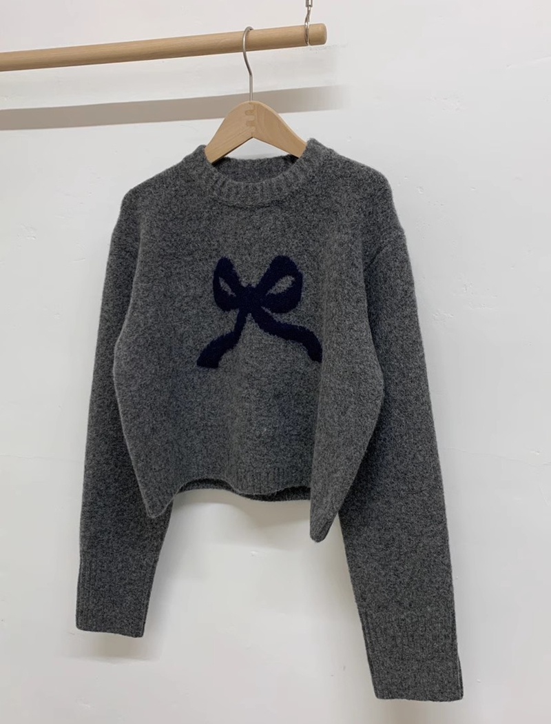 Show young long sleeve Korean style sweater for women