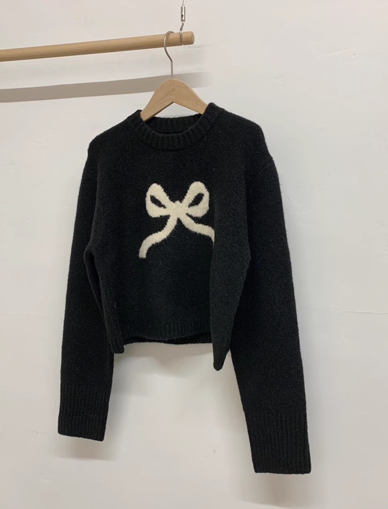 Show young long sleeve Korean style sweater for women