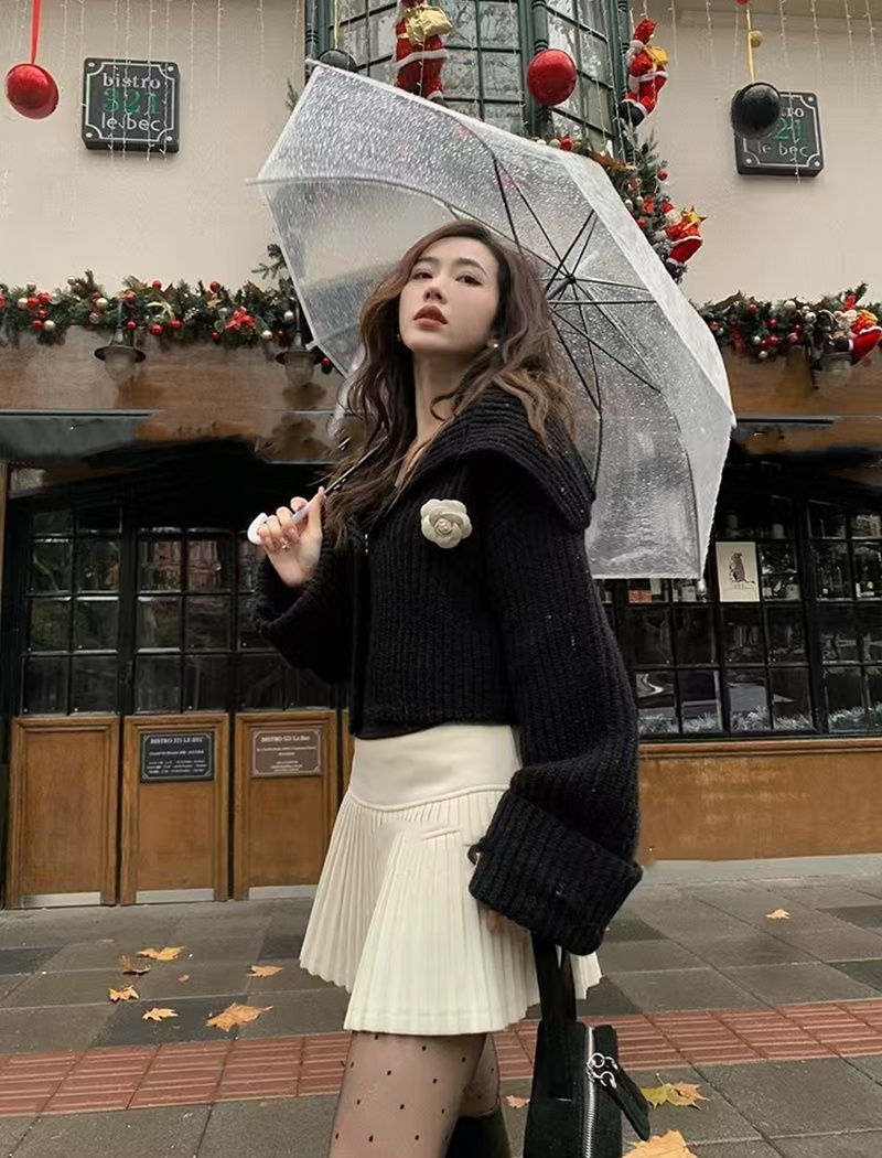 Korean style cardigan spring and autumn coat for women