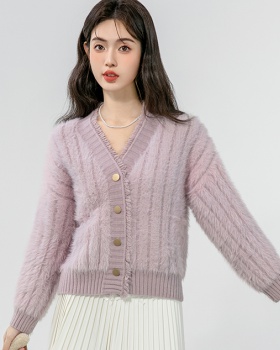 Autumn and winter sweater cardigan for women