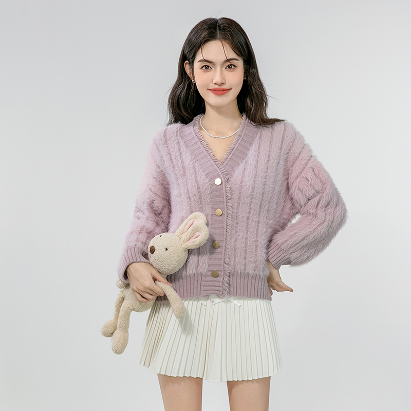 Autumn and winter sweater cardigan for women