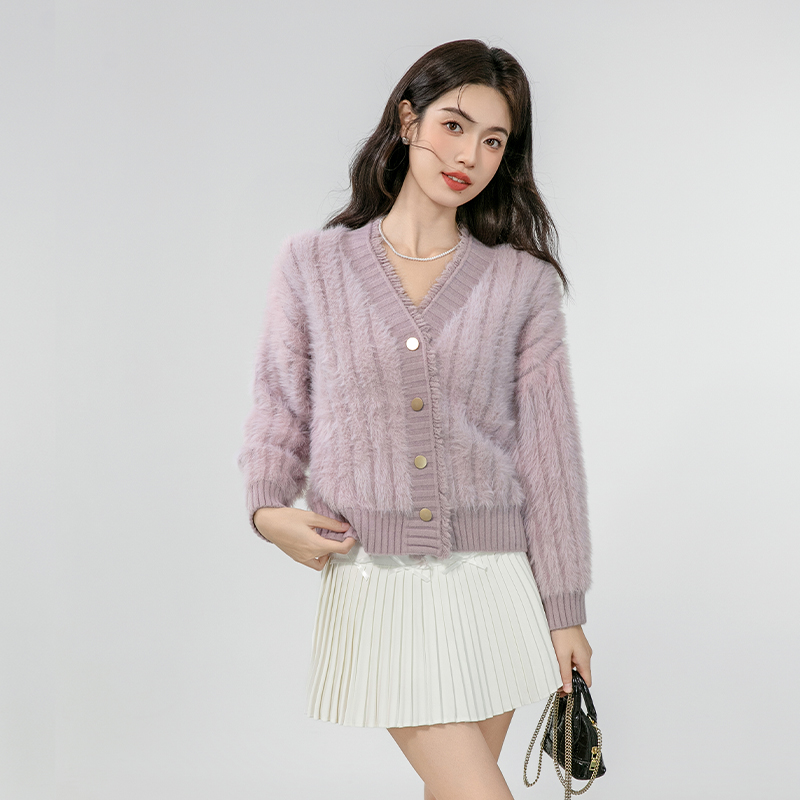 Autumn and winter sweater cardigan for women