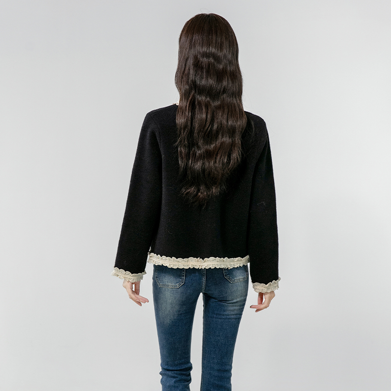 Show young spring and autumn coat chanelstyle tops for women