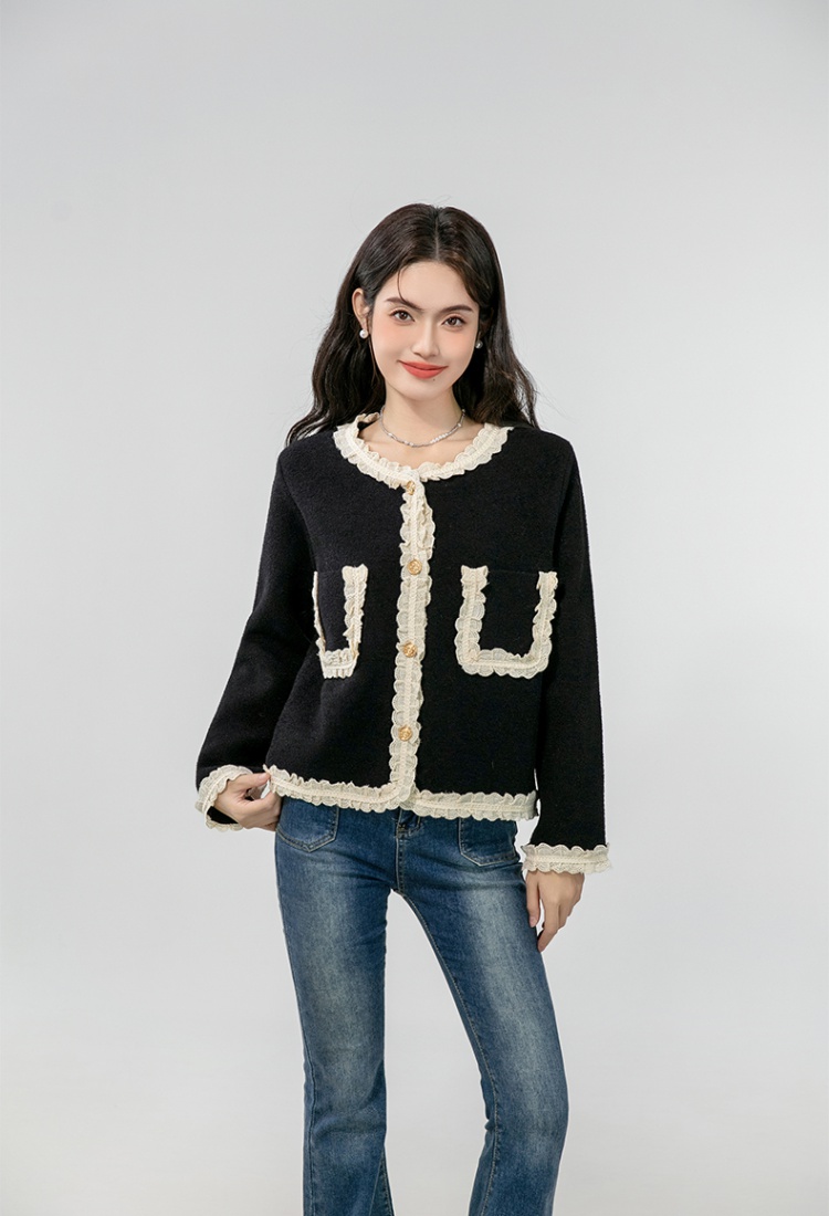 Show young spring and autumn coat chanelstyle tops for women