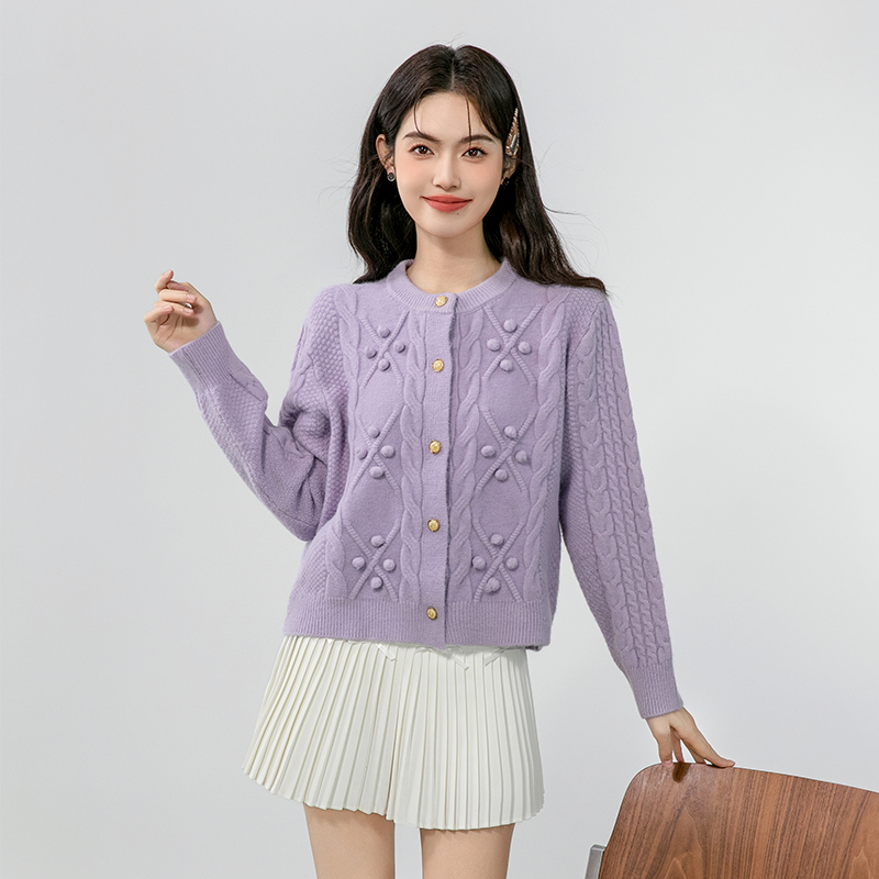 Niche tops stereoscopic sweater for women