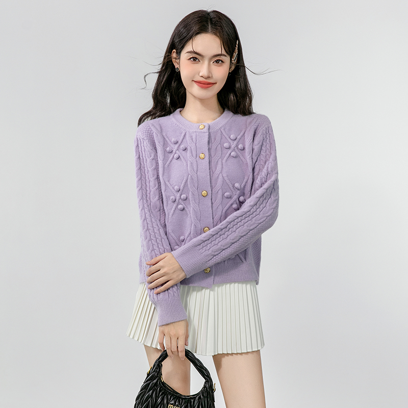 Niche tops stereoscopic sweater for women