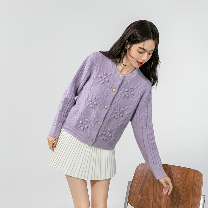 Niche tops stereoscopic sweater for women