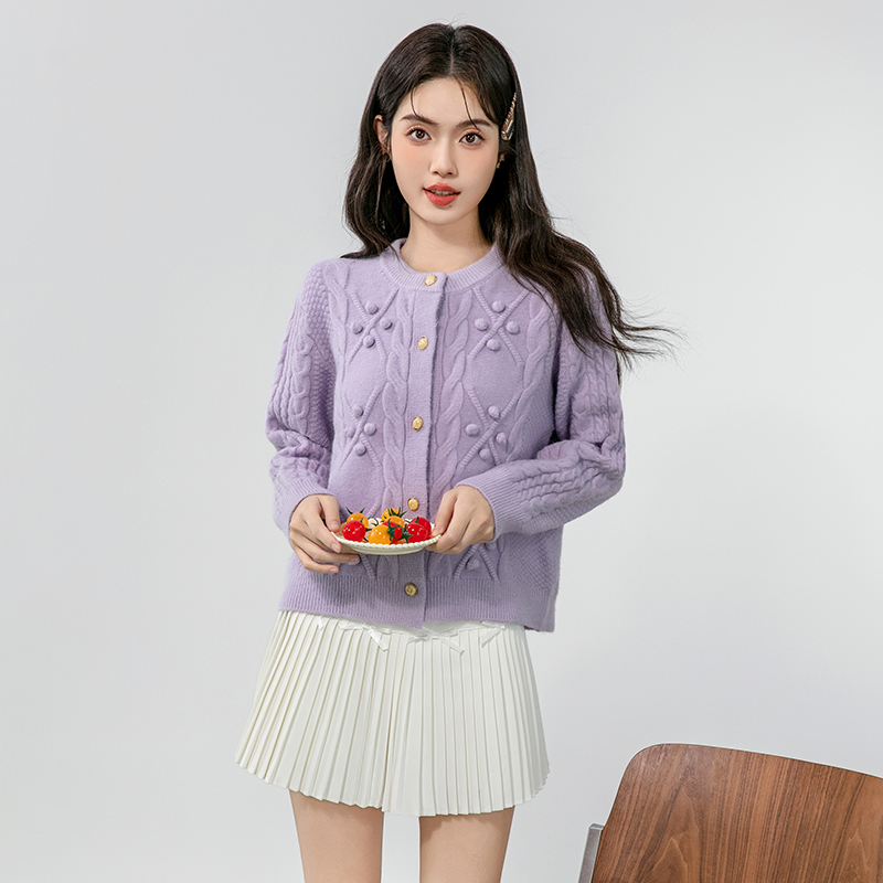 Niche tops stereoscopic sweater for women