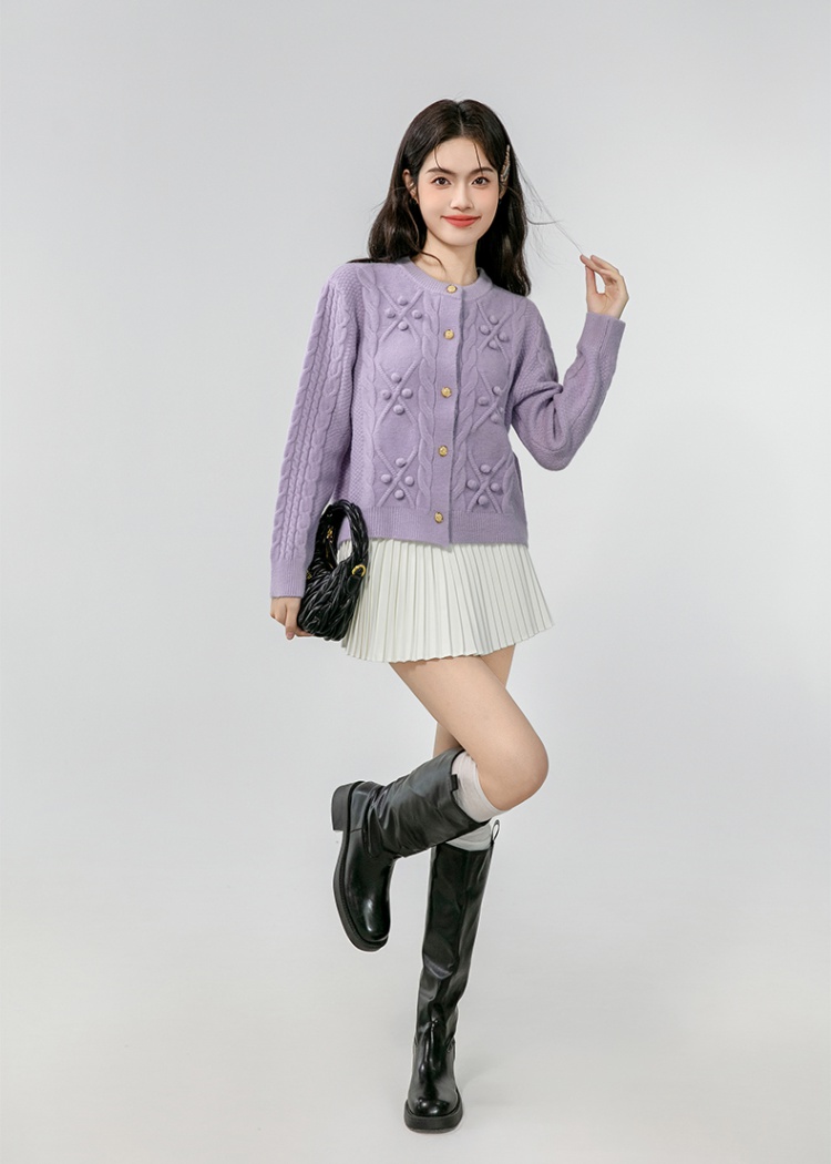 Niche tops stereoscopic sweater for women