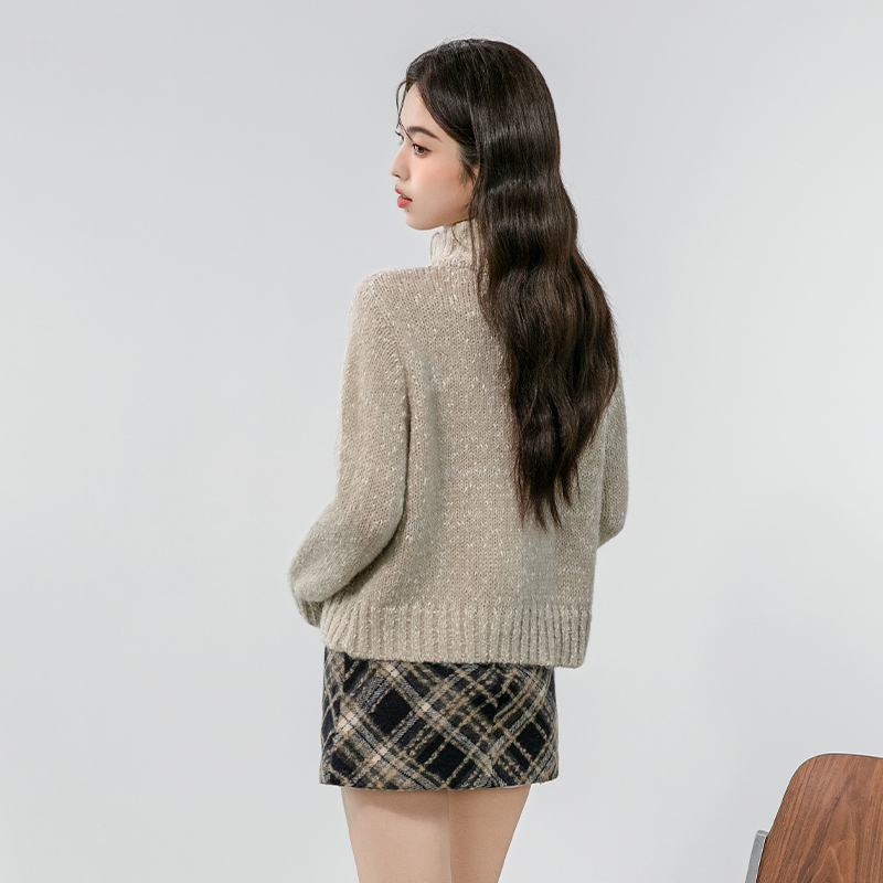 Knitted Casual coat long sleeve autumn and winter cardigan