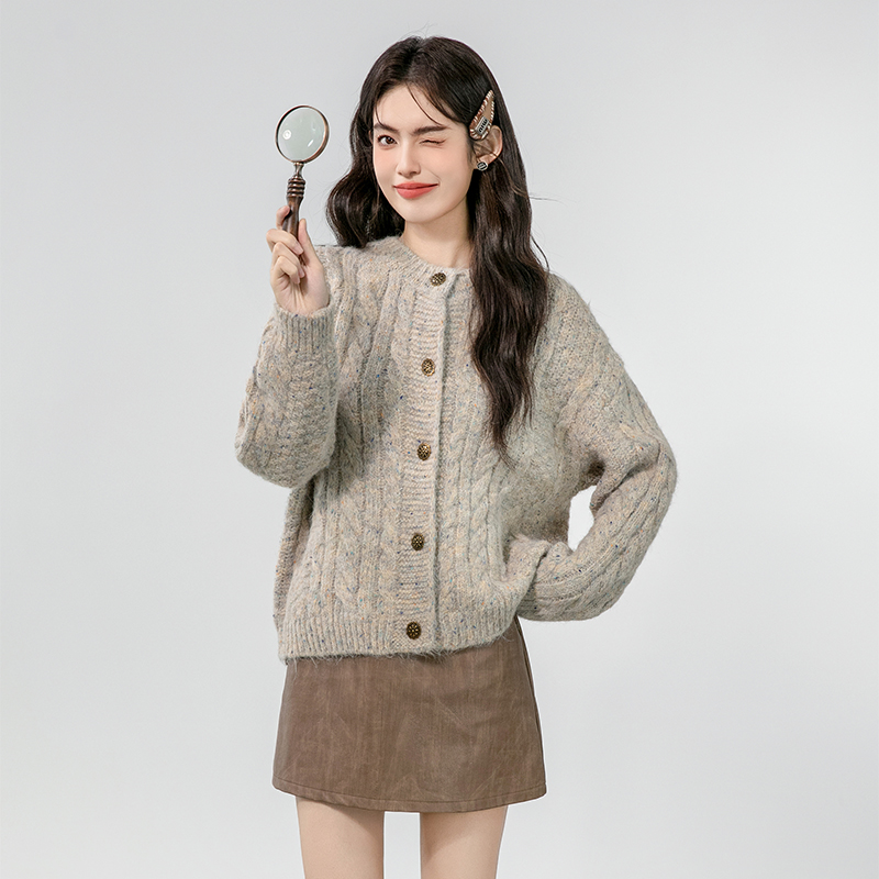 Lazy loose sweater Korean style all-match cardigan