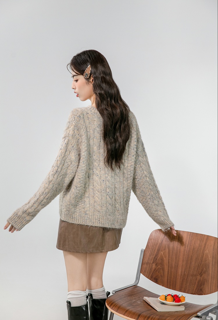 Lazy loose sweater Korean style all-match cardigan